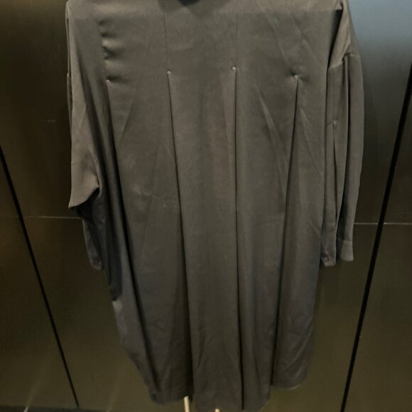 High end French designer HIGH knee length duster blouse - Picture 3 of 9